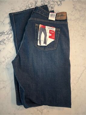 New Levi Strauss Signature Stretch Low Rise Bootcut Denim Jeans Misses Size 16
